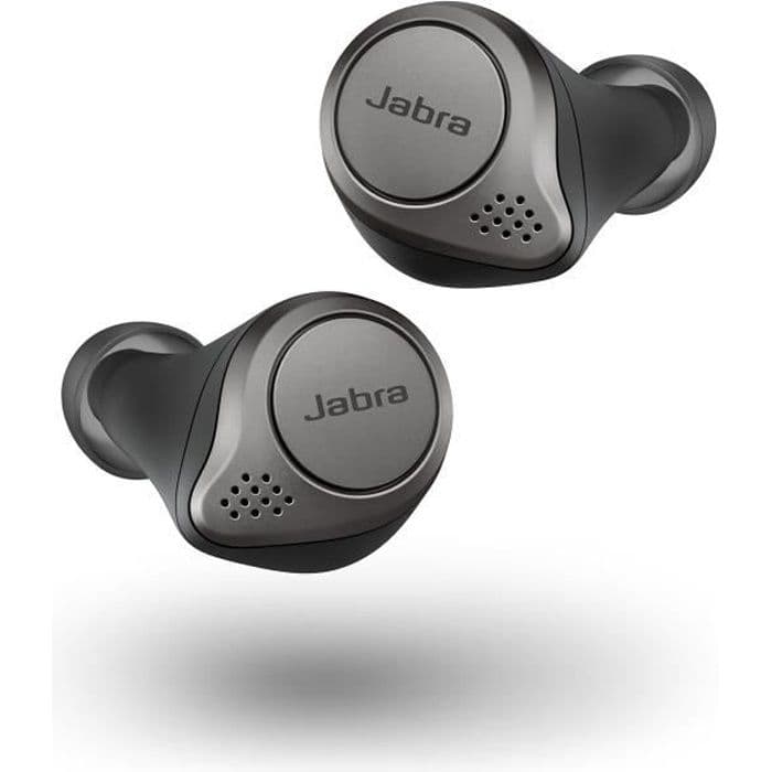 JABRA Elite 75t True Wireless Bluetooth Headphones - Titanium Black