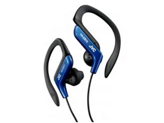 JVC HA-EB75-A-E - Sport - ørepropper - ørepropp - over-øret-montering - kablet - blå