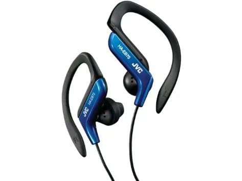 JVC HA-EB75-A-E - Sport - ørepropper - ørepropp - over-øret-montering - kablet - blå