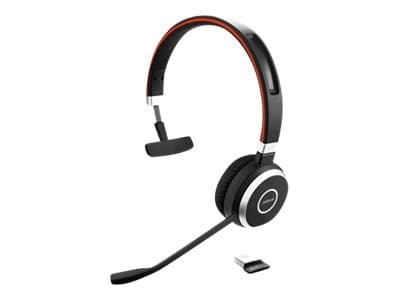 Jabra Evolve 65 MS mono, Langallinen & langaton, Toimisto/puhelukeskus, 20 - 20000 Hz, 79 g, Kuulokkeet, Musta