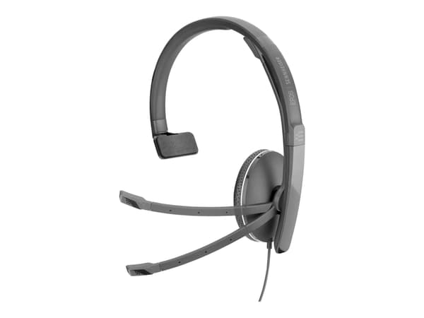 EPOS ADAPT SC 135 USB - Hodesett - on-ear - kablet - aktiv støydemping - USB, 3,5 mm jakk - svart, hvit - Certified for Skype for Business