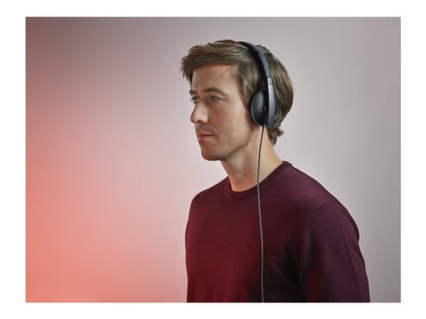 EPOS ADAPT SC 135 USB - Hodesett - on-ear - kablet - aktiv støydemping - USB, 3,5 mm jakk - svart, hvit - Certified for Skype for Business