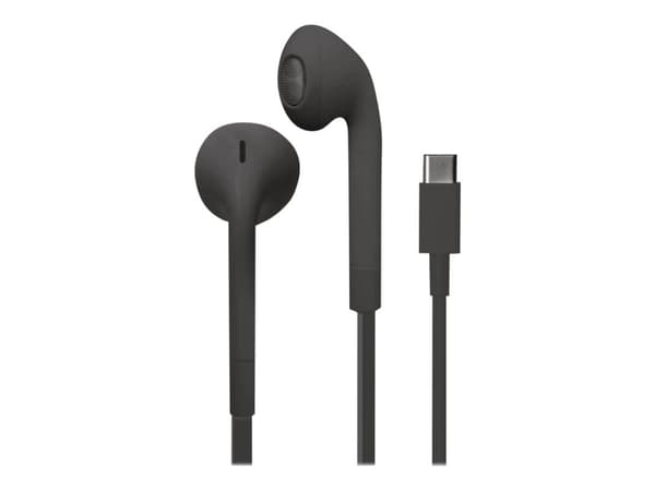 PURO ICON - Ørepropper med mikrofon - ørepropp - kablet - USB-C - svart