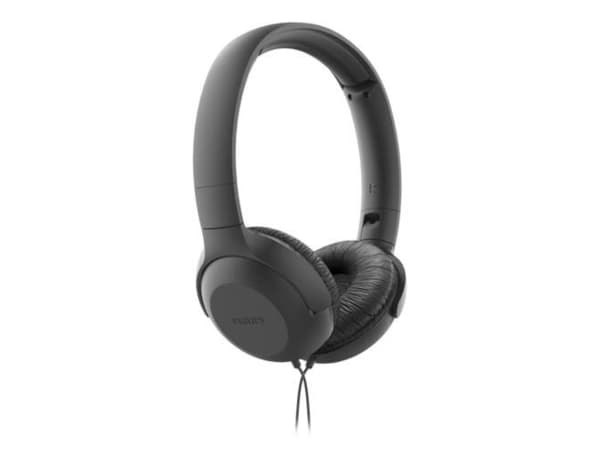 Philips TAUH201BK - Hodetelefoner med mikrofon - on-ear - kablet - 3,5 mm jakk - svart