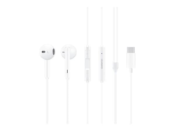 Huawei CM33 white USB-C headphones (AKGAOSLUHUA00001)
