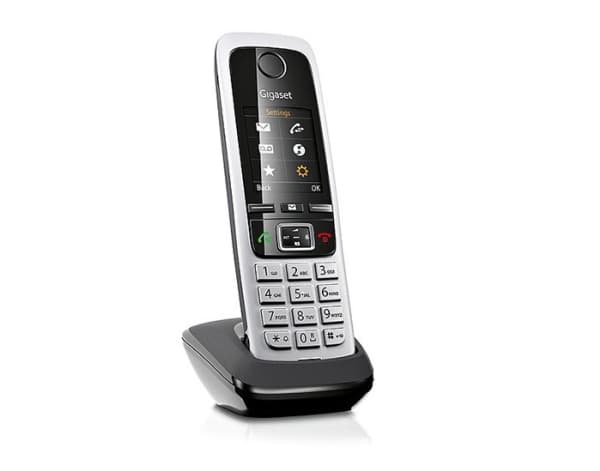Gigaset C430HX - Trådløst ekstra håndsett med anrops-ID - DECT\GAP - SIP, RTP - svart, sølv