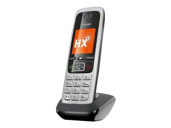 Gigaset C430HX - Trådløst ekstra håndsett med anrops-ID - DECT\GAP - SIP, RTP - svart, sølv