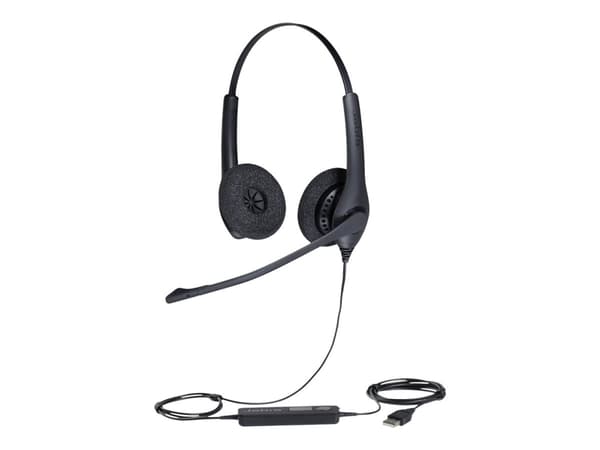 Jabra BIZ 1500 Duo - Hodesett - on-ear - kablet - USB