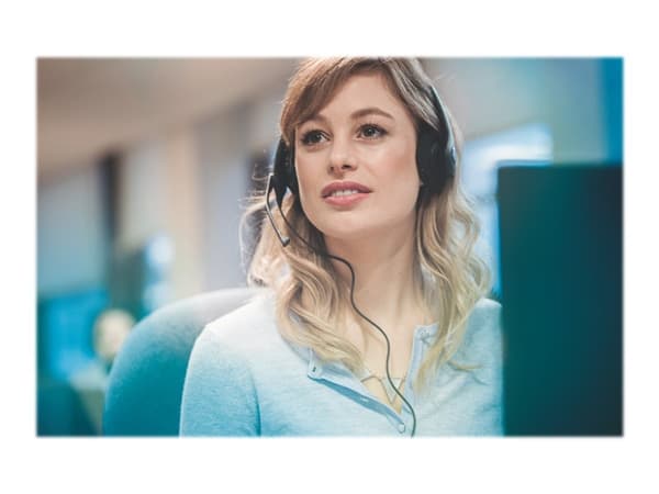 Jabra BIZ 1500 Duo - Hodesett - on-ear - kablet - USB
