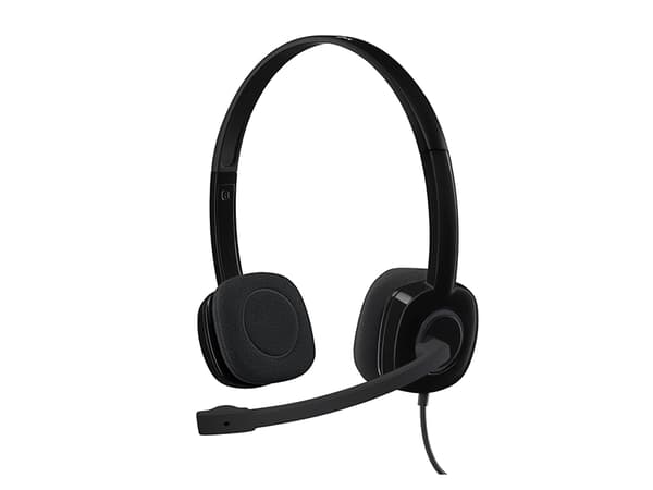 Logitech Stereo H151 - Headset - på örat - kabelansluten