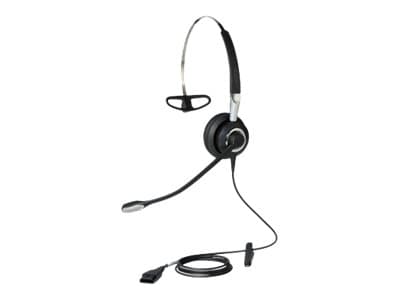 Jabra Biz 2400 II QD Mono UNC 3 in 1 Headset Kabel Hals-band, Öronkrok, Huvudband Kontor/callcenter Svart, Silver