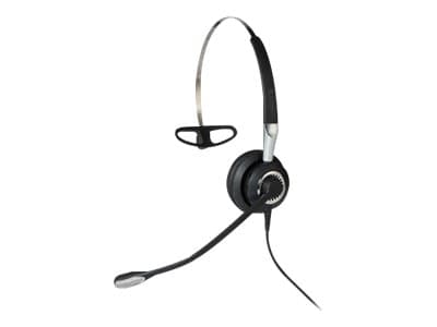 Jabra Biz 2400 II QD Mono UNC 3 in 1 Headset Kabel Hals-band, Öronkrok, Huvudband Kontor/callcenter Svart, Silver