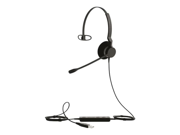 Jabra Biz 2300, Langallinen, Toimisto/puhelukeskus, 150 - 4500 Hz, 49 g, Kuulokkeet, Musta