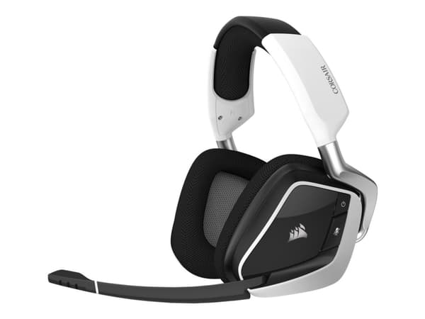 Corsair VOID RGB ELITE Wireless, Langaton, Pelaaminen, 20 - 30000 Hz, 390 g, Kuulokkeet, Musta, Valkoinen