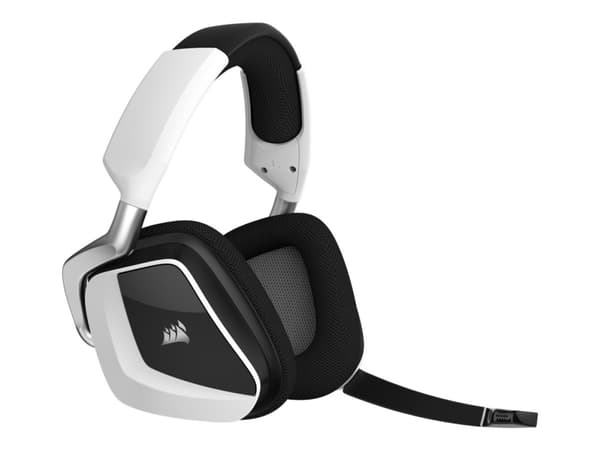 Corsair VOID RGB ELITE Wireless, Langaton, Pelaaminen, 20 - 30000 Hz, 390 g, Kuulokkeet, Musta, Valkoinen