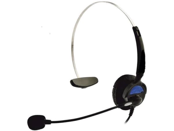 BASETech KJ-97, Kuulokkeet, Ear-hook, Toimisto/puhelukeskus, Musta, 1,9 m, Langallinen