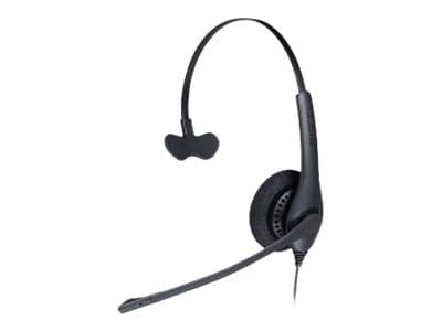 Jabra Biz 1500 Mono Hodesett Koblet med ledninger (ikke trådløs) Hodebånd Kontor/kundesenter Sort