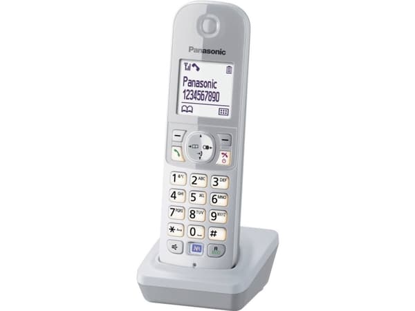 Panasonic KX-TGA681 - Trådlös förlängningshandenhet med nummerpresentation - DECT\GAP - silver
