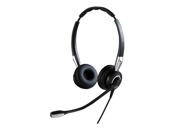 Jabra Biz 2400 II QD Duo NC Wideband Hodesett Koblet med ledninger (ikke trådløs) Hodebånd Kontor/kundesenter Sort