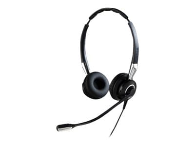 Jabra Biz 2400 II QD Duo NC Wideband Hodesett Koblet med ledninger (ikke trådløs) Hodebånd Kontor/kundesenter Sort