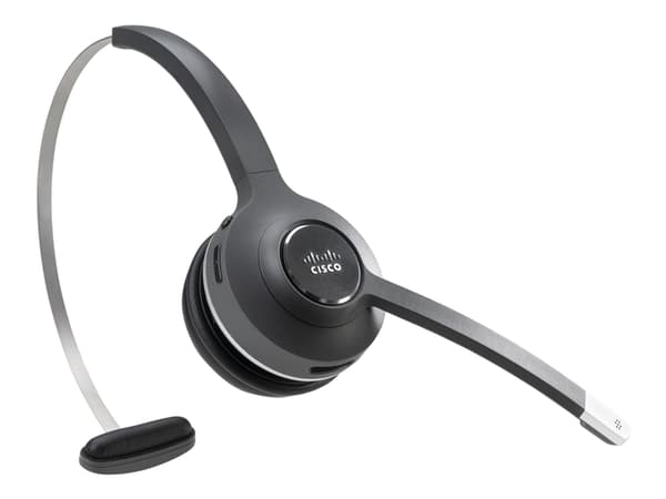 Cisco 561 Wireless Single - Hodesett - on-ear - konvertibel - DECT - trådløs - med Standard Base Station - for IP Phone 68XX, 78XX, 88XX; Unified IP