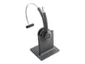 Miniatyrbilde 2 av 5: Cisco 561 Wireless Single - Hodesett - on-ear - konvertibel - DECT - trådløs - med Standard Base Station - for IP Phone 68XX, 78XX, 88XX; Unified IP