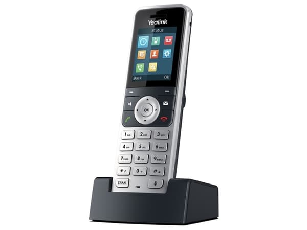 Yealink W53H, Musta, Hopea, TFT, 4,57 cm (1.8"), 128 x 160 pikseliä, 18 h, 200 h