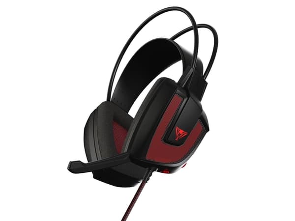 Patriot Viper V360 - Gaming - headset - fullstorlek - kabelansluten - USB - ljudisolerande - svart