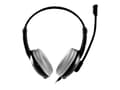Pikkukuva 5 / 5: Media-Tech EPSILION USB MT3573, Kuulokkeet, Pääpanta, Calls/Music, Musta, Kaksikanavainen, Volume +,Volume -