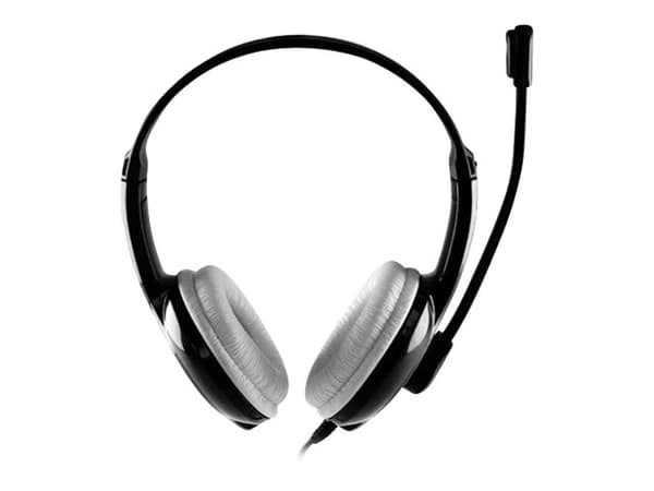 Media-Tech EPSILION USB MT3573, Kuulokkeet, Pääpanta, Calls/Music, Musta, Kaksikanavainen, Volume +,Volume -