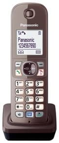 Miniatyrbild 3 av 5: Panasonic KX-TGA681, brun, 4,57 cm (1,8"), 103 x 65 pixlar, monokrom, vit, nickelmetallhydrid (NiMH) (kräver basenhet)