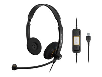 Headset Sennheiser SC 60 USB med sladd, stereo