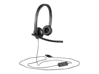Logitech H570e Kuulokkeet Langallinen Pääpanta Toimisto/puhelukeskus USB A-tyyppi Musta