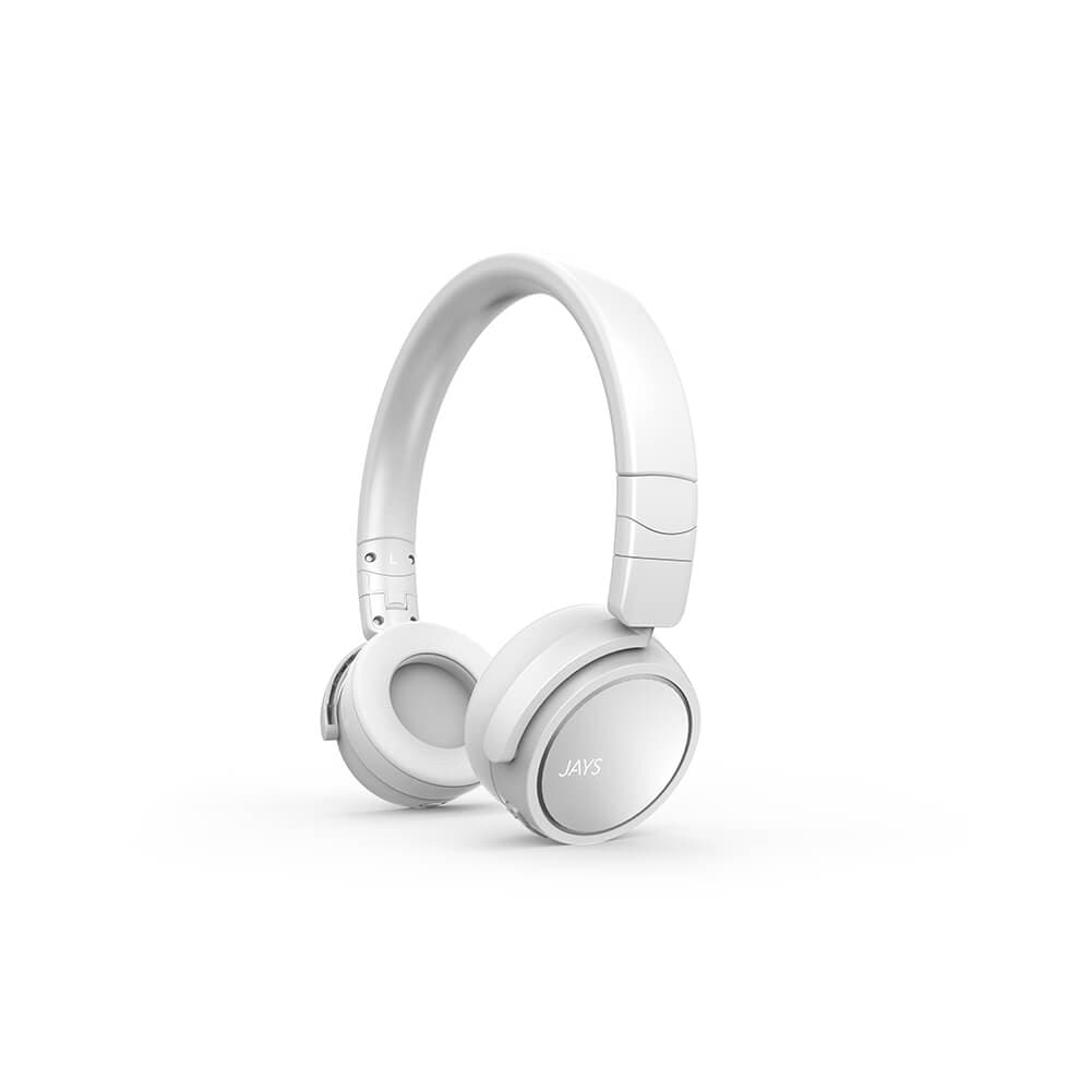 JAYS Hovedtelefon x-Five Trådløs On-Ear Hvid