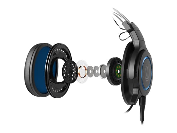 Audio-Technica ATH G1 - Hodesett - full størrelse - kablet - 3,5 mm jakk