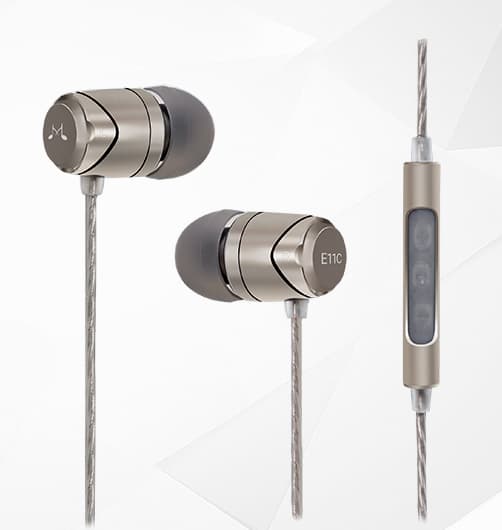 SoundMAGIC E11C In-Ear hörlurar med mick Dark Gun