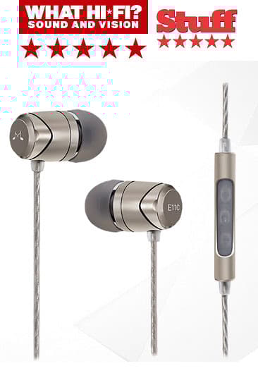 SoundMAGIC E11C In-Ear hörlurar med mick Dark Gun