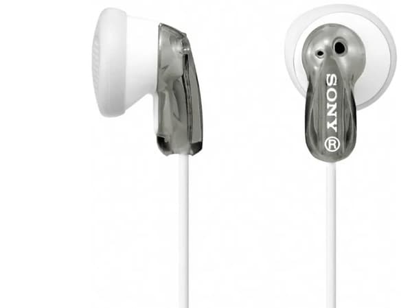 Sony MDR-E9LP - Hodetelefoner - ørepropp - kablet - 3,5 mm jakk - grå