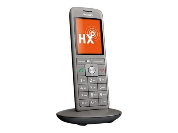 Gigaset CL660HX - Trådløst ekstra håndsett med anrops-ID - DECT\GAP - svart, antrasitt