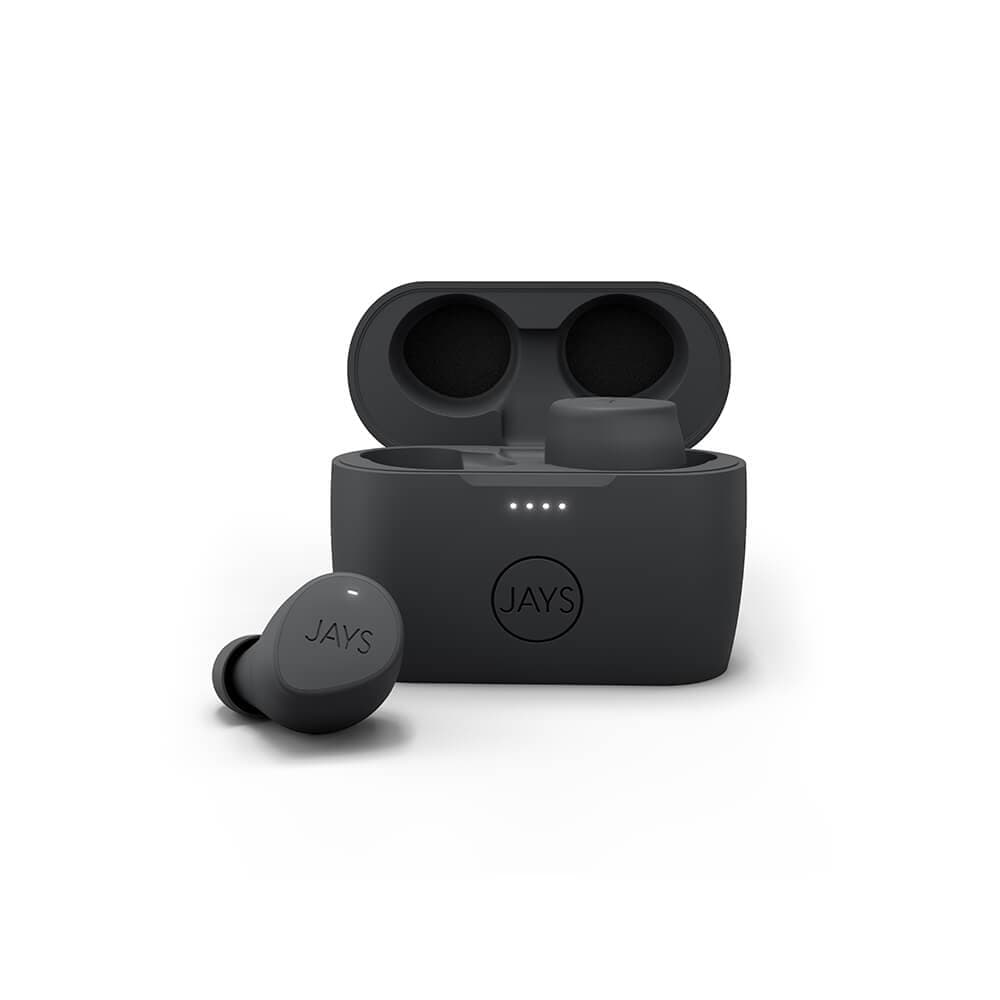 JAYS Hörlur m-Five TWS Trådlös In-Ear Grå