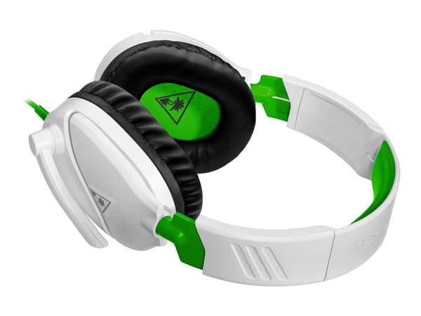 Turtle Beach RECON 70X - Headset - fullstorlek - kabelansluten - 3,5 mm kontakt - ljudisolerande - vit
