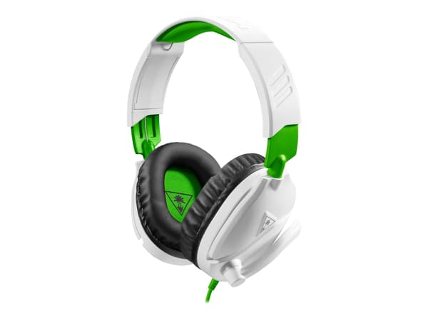 Turtle Beach RECON 70X - Headset - fullstorlek - kabelansluten - 3,5 mm kontakt - ljudisolerande - vit