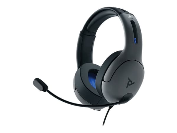 PDP Gaming LVL50 - For PS4 - headset - fullstorlek - kabelansluten - 3,5 mm kontakt - för Sony PlayStation 4, Sony PlayStation 4 Pro, Sony PlayStatio