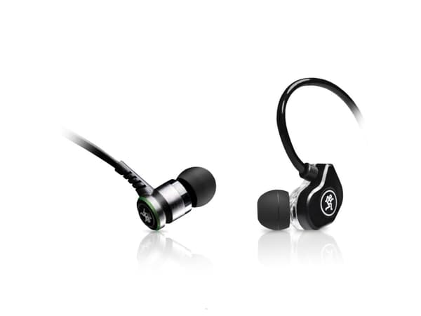 Mackie CR-Buds, Kuulokkeet, In-ear, Calls/Music, Musta, Hopea, Kaksikanavainen, Johdollinen ohjausyksikkö