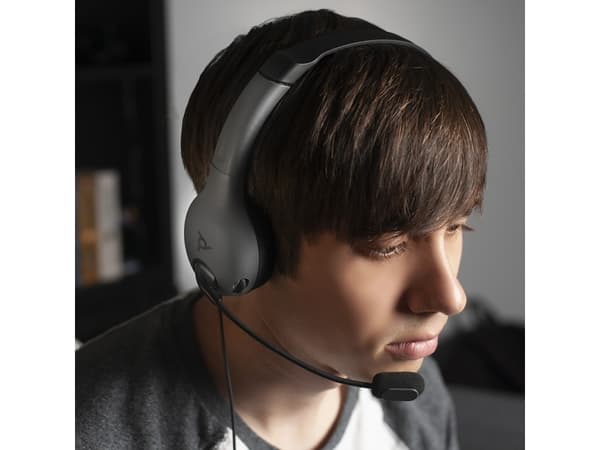 PDP LVL30, Kabel, Spela, Headset, Svart, Grå