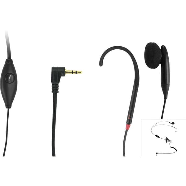Geemarc CLHOOK5 Telefon Ear Free headset Sladd Svart Volymkontroll