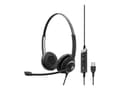 Miniatyrbild 3 av 5: EPOS IMPACT SC 260 USB MS II - Headset - på örat - kabelansluten - svart