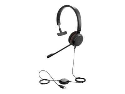 Jabra Evolve 20SE UC Mono, Langallinen, Toimisto/puhelukeskus, 150 - 7000 Hz, 142 g, Kuulokkeet, Musta