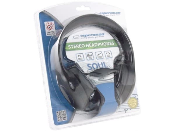 Esperanza EH138G SOUL - Hodetelefoner - full størrelse - kablet - 3,5 mm jakk - grønn