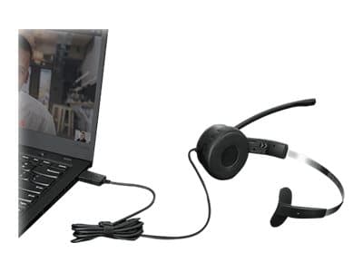 Lenovo 4XD0X88524, Langallinen, Toimisto/puhelukeskus, 20 - 20000 Hz, 137 g, Kuulokkeet, Musta